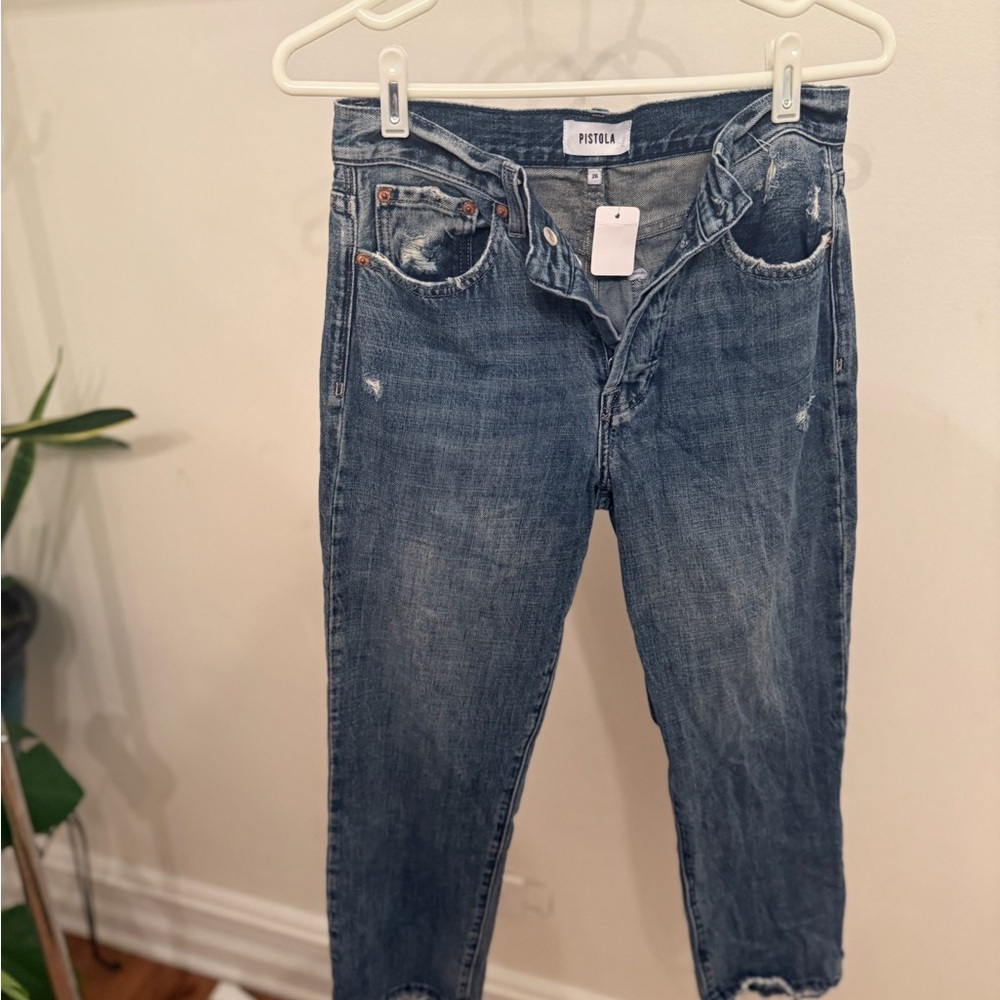 Pistola Cassie Super High Rise Straight Jeans - Picture 3 of 7